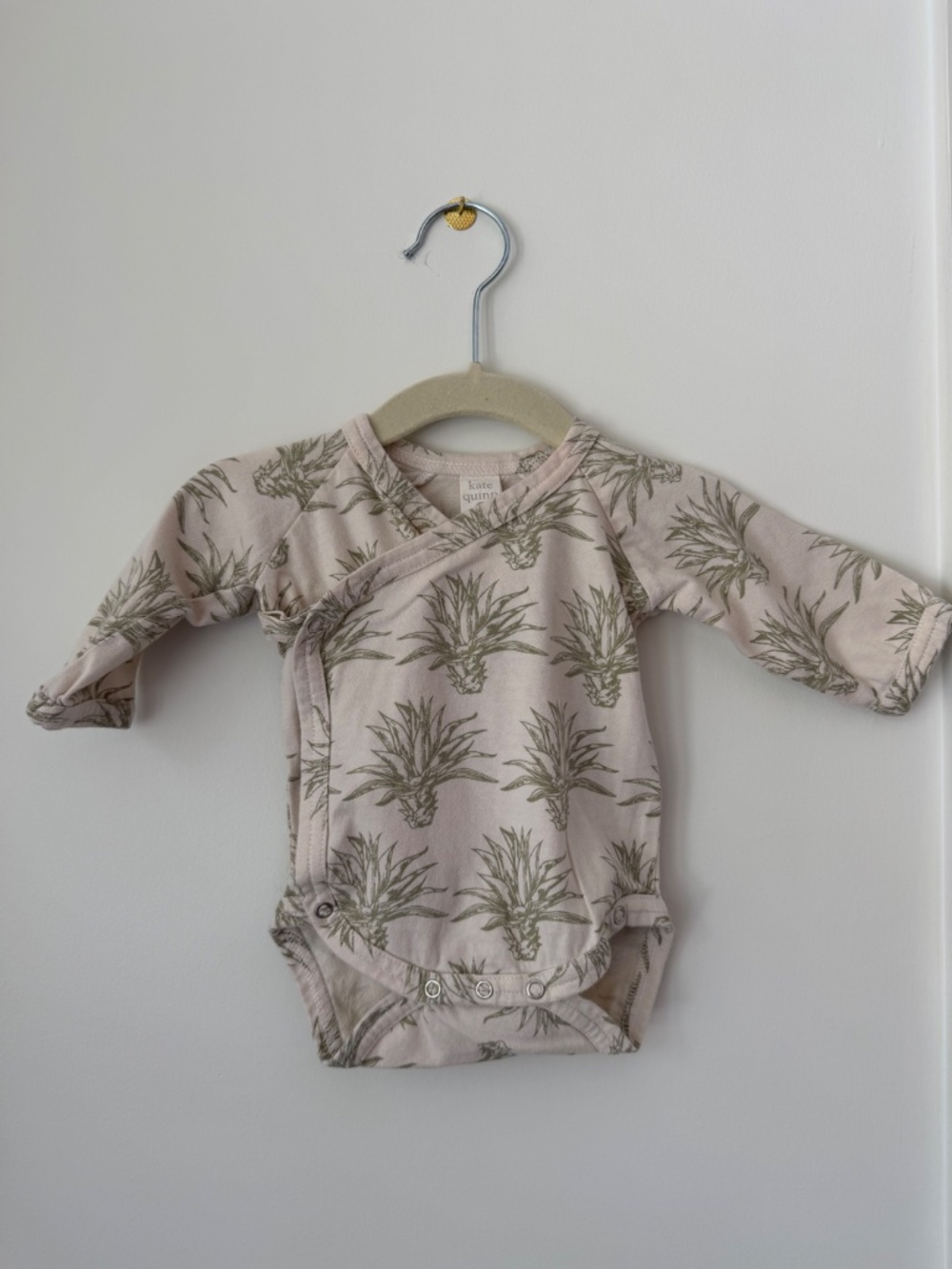 Kate Quinn Kimono Onesie | Olive Palm